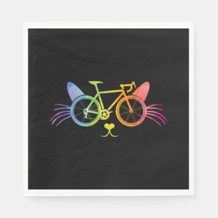 Fahrrad Katze Lgbt Serviette