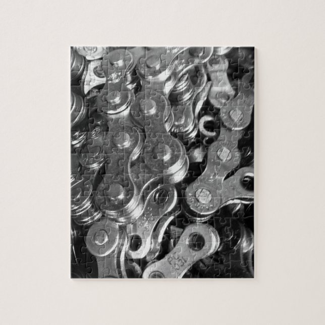 Fahrrad-Kettenglieder Puzzle (Vertikal)