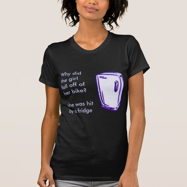 Fahrrad-Kühlschrank T-Shirt (Vorderseite)