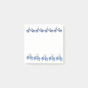 Fahrrad-Kunst Post-it Klebezettel