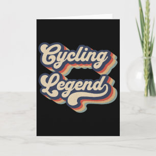 Fahrrad-Legende Fahrradfahren Radfahrer Männer Fra Karte