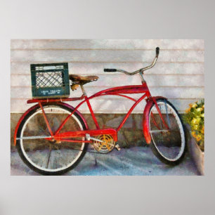 Fahrrad - Lieferrad Poster