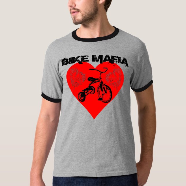 Fahrrad-Mafia T-Shirt (Vorderseite)