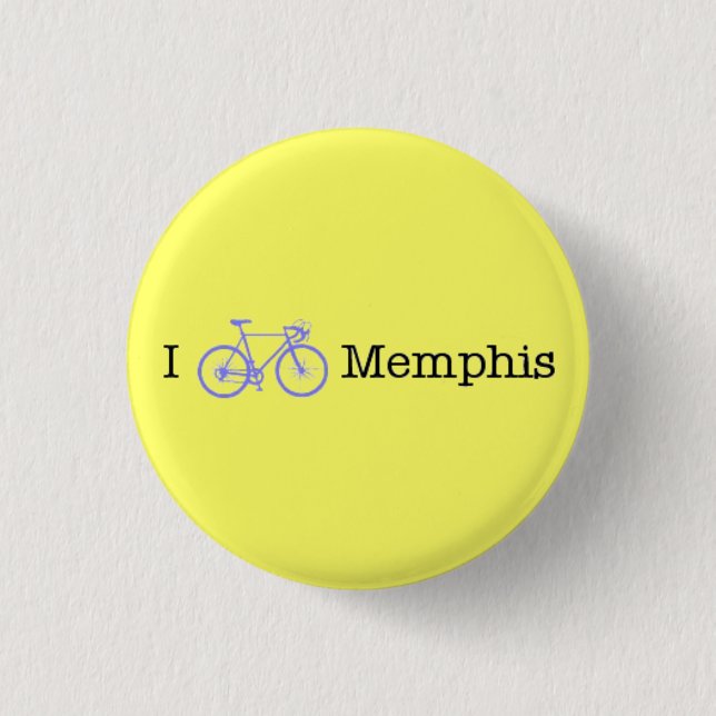 Fahrrad Memphis Button (Vorderseite)