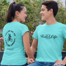 Fahrrad mit T - Shirt der Christ Church Group