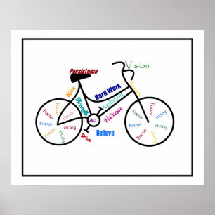 Fahrrad Motivationsradsport Radfahren, Motivierend Poster