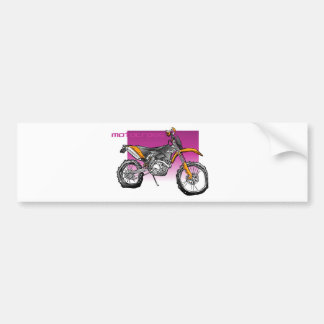 Fahrrad motorcross nicht für den Straßenverkehr Autoaufkleber