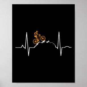 Fahrrad Mtb Zitate Mountainbike Biker Radfahrer Hö Poster