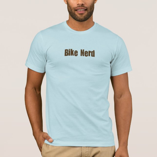 Fahrrad-Nerd T-Shirt (Vorderseite)