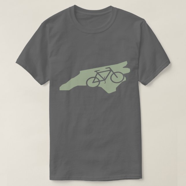 Fahrrad North Carolina T - Shirt (Design vorne)