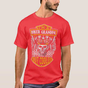 Fahrrad Opa Motorrad wie normal, aber Cooler Fan T-Shirt