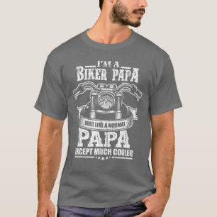 Fahrrad-Opa Motorradfahrer-Ruhestandsgeschenk Papa T-Shirt