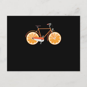 Fahrrad Orange Wheels Rad Rad Radfahren Gi Postkarte