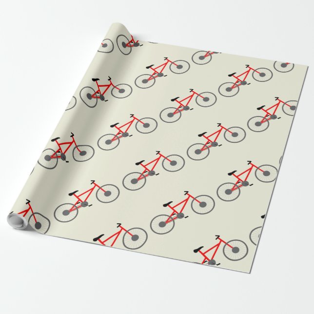Fahrrad-Packpapier Geschenkpapier (Ungerollt)