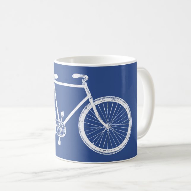 Fahrrad Personalisiert Kaffee Tasse (VorderseiteRechts)