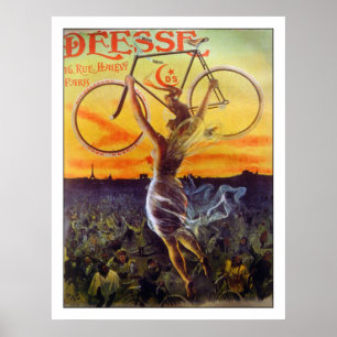 Fahrrad-Plakat/Druck: Vintages französisches Poster