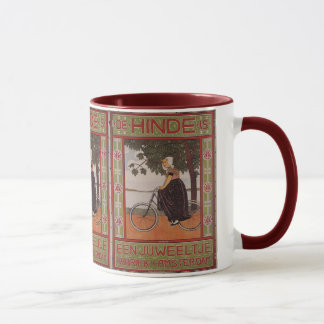 Fahrrad-Plakat-Kunst Amsterdams Vintage Tasse