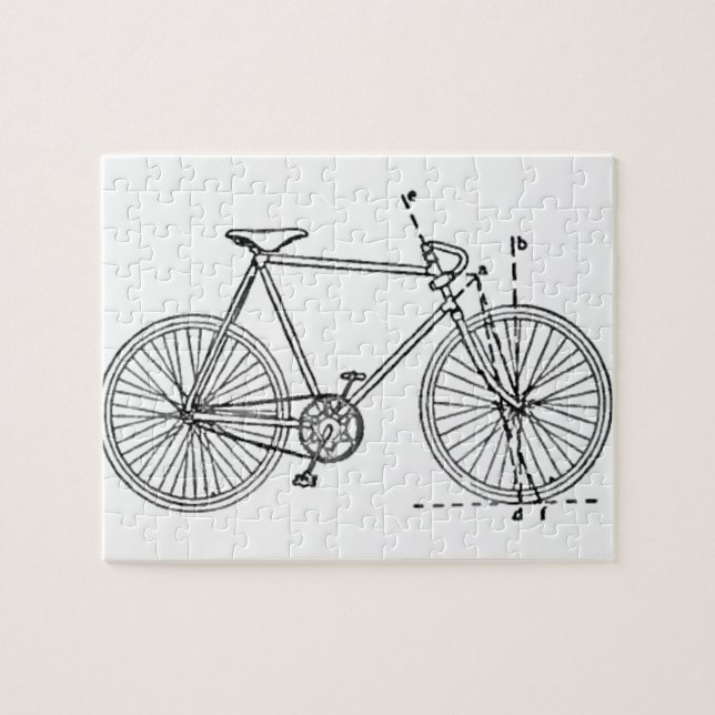 Fahrrad-Plan Puzzle (Horizontal)