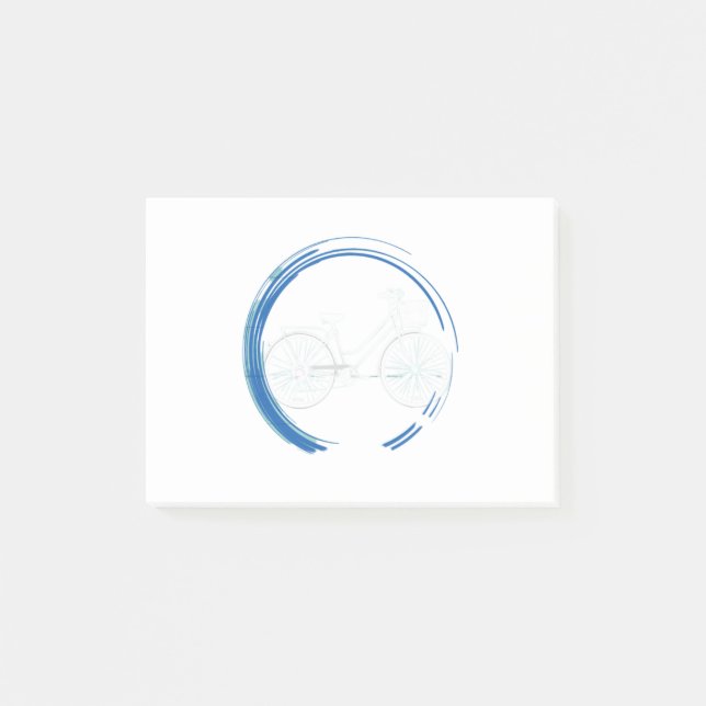 Fahrrad Post-it Klebezettel (Vorderseite)