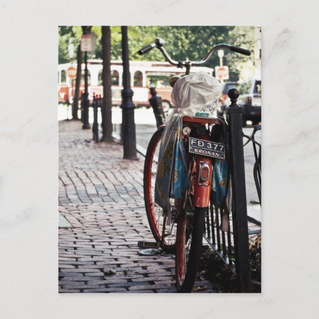 Fahrrad Postkarte (Vorderseite)
