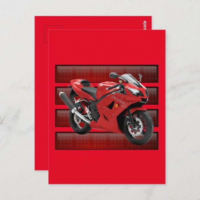 Fahrrad Postkarte (Vorne/Hinten)