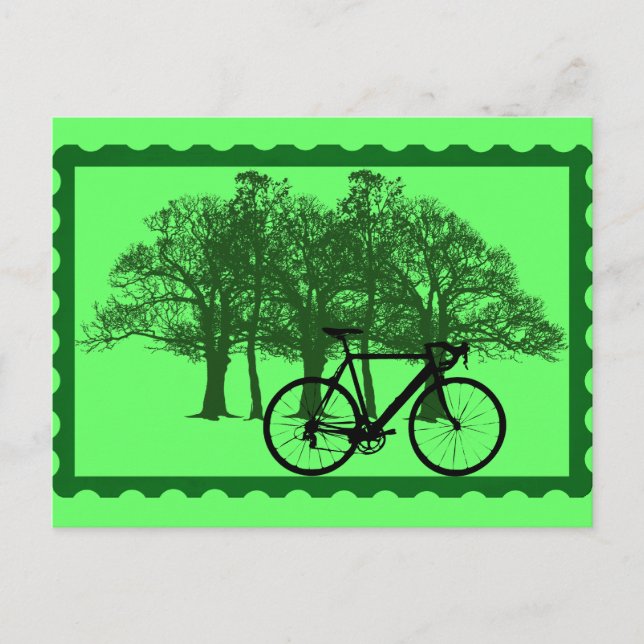 Fahrrad Postkarte (Vorderseite)
