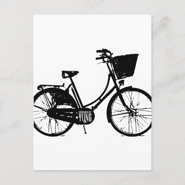 Fahrrad Postkarte (Vorderseite)