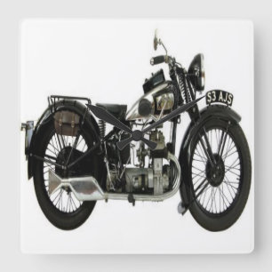 Fahrrad Quadratische Wanduhr