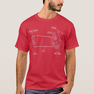 Fahrrad Radfahren Gearee Radfahren Männer Frauen F T-Shirt