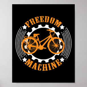 Fahrrad Radfahren Radfahrer Reiten Berg Mountain Poster