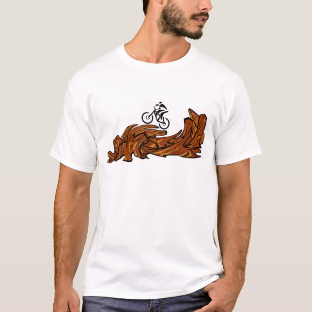 Fahrrad-randalierenherumtollen T-Shirt (Vorderseite)