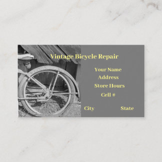 Fahrrad-Reparaturwerkstatt Visitenkarte
