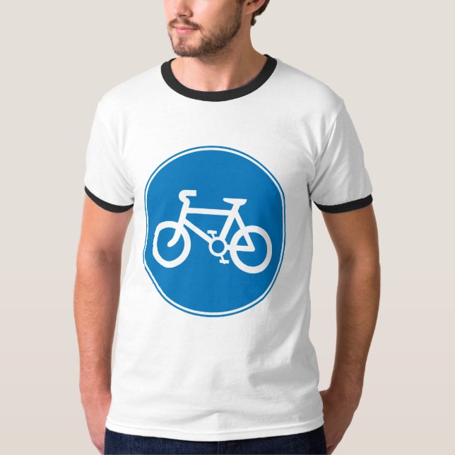 Fahrrad scherzt T - Shirt (Vorderseite)