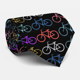 Fahrrad-Silhouette-Trendy Schatten der Krawatte