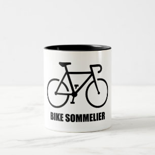 Fahrrad-Sommelier Zweifarbige Tasse
