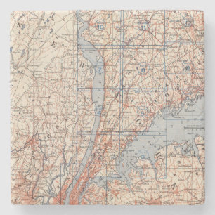 Fahrrad-Straßen in New York und in Connecticut 4  Steinuntersetzer