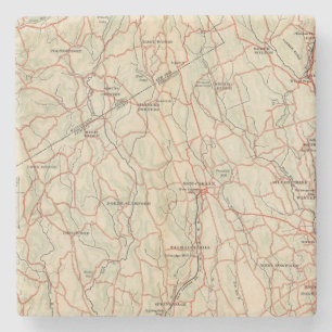 Fahrrad-Straßen in New York und in Connecticut 5 Steinuntersetzer