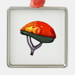 Fahrrad-Sturzhelm Ornament Aus Metall