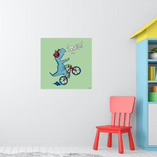 Fahrrad T-Rex Roar Poster