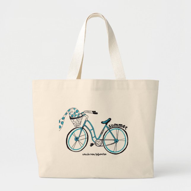 Fahrrad-Taschen-Tasche Jumbo Stoffbeutel (Vorne)