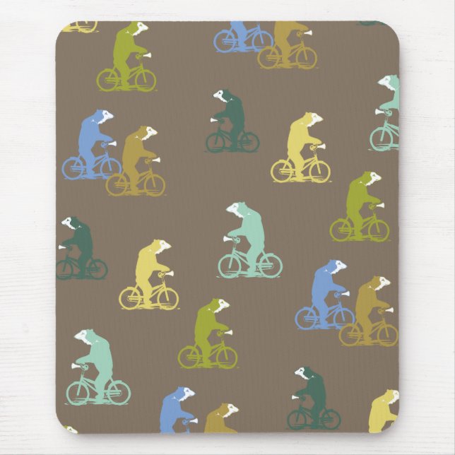 Fahrrad trägt Mousepad (Vorne)