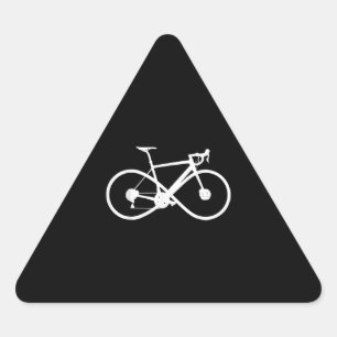 Fahrrad-Unendlichkeit Straße Fahrrad Racing Radfah Dreieckiger Aufkleber