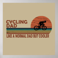 Fahrrad Vater wie ein normaler Vater, aber cooler