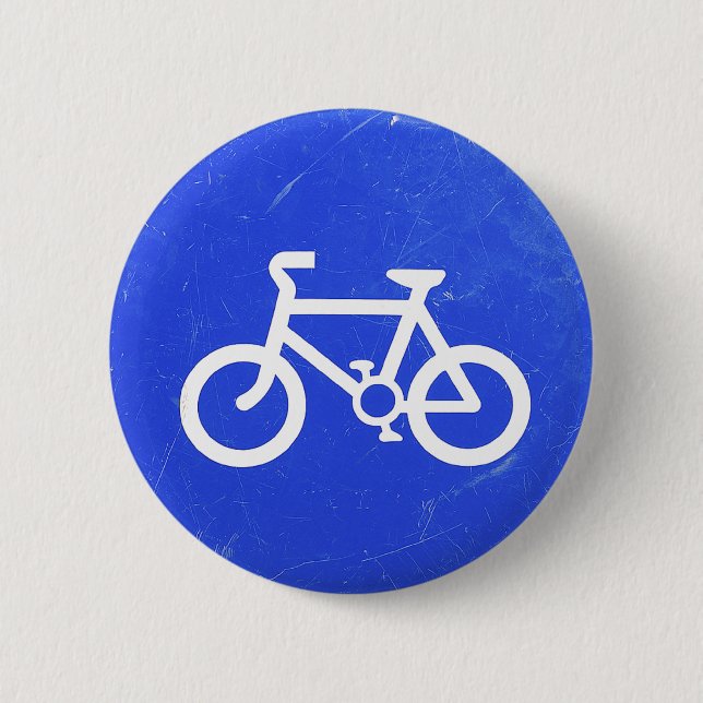 Fahrrad-Verkehrszeichen-Knopf Button (Vorderseite)