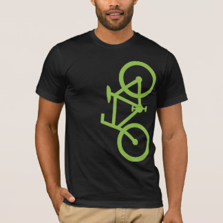 Fahrrad, vertikale Silhouette, Limoner Entwurf T-Shirt