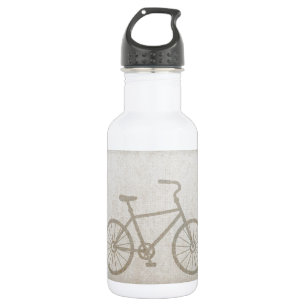 Fahrrad-Vintages Sport-FriedensLiebe-Schicksal Trinkflasche