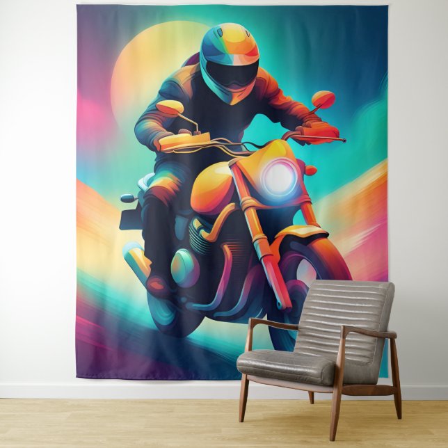 Fahrrad Wandteppich (Beispiel)