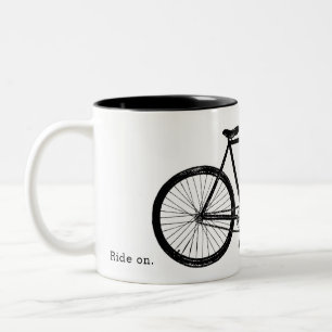 Fahrrad Zweifarbige Tasse