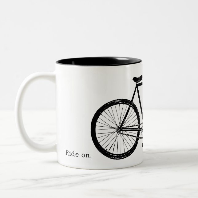 Fahrrad Zweifarbige Tasse (Links)