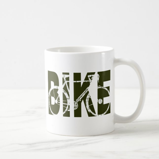 Fahrrad. Zyklus . Radfahren Kaffeetasse (Rechts)